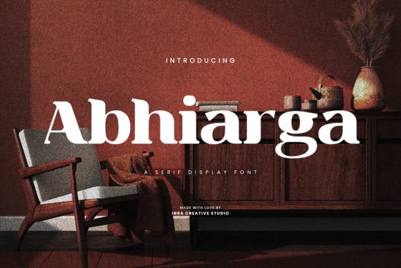Abhiarga: Elevate Design with Elegant Serifs
