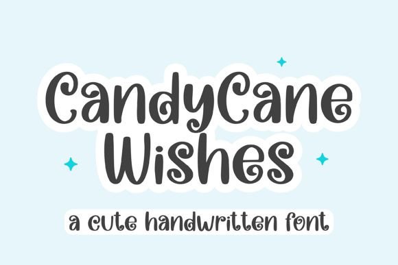 Candy Cane Wishes: A Handwritten Font for Authentic Design