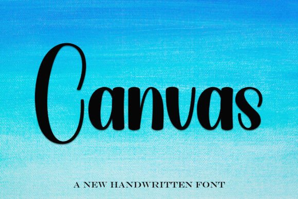 Canvas: Elevating Design with Elegant Handwritten Typography