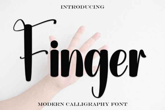 Finger: Elegant Handwritten Font for Designs