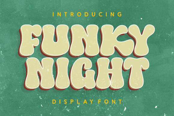 Funky Night: A Playful Font for Bold and Creative Designs