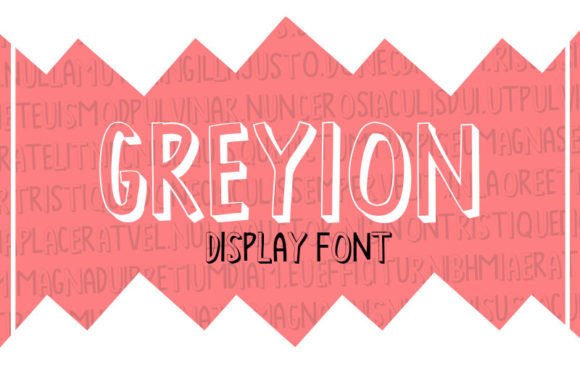 Greyion: Harnessing Sharp-Edged Display Typography for Impactful Design