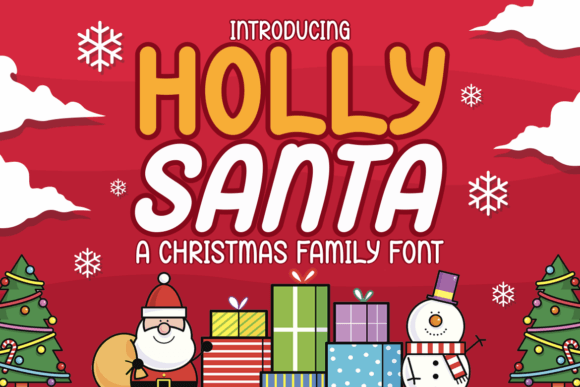 Holly Santa: A Festive Font for Holiday Design