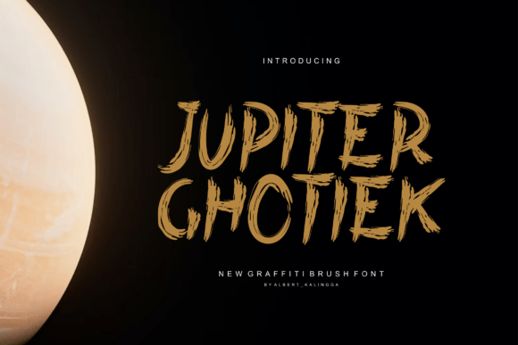 Jupiter Ghotiek: A Bold Display Font for Modern Branding
