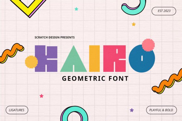 Kairo Typeface: Balancing Geometric Precision with Nostalgic Modernity in Brand Design