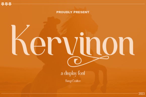 Kervinon: Elevating Design with Elegant Display Typography