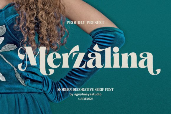 Merzalina: A Versatile Decorative Serif for Elegant Design Projects