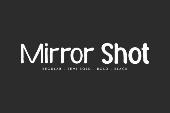 Mirror Shot: Strategic Typography for Playful Brand Positioning