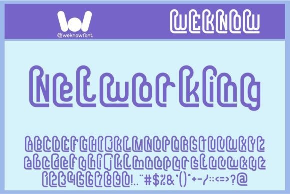 Networking: The Ultimate Display Font for Bold Branding