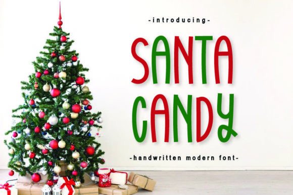 Santa Candy: Strategic Typography for Holiday Branding and Seasonal Impact