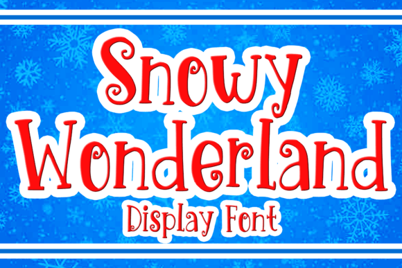 Snowy Wonderland: Integrating a Versatile Display Font into Your Winter Design Workflow