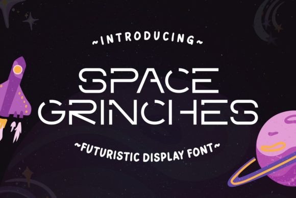 Space Grinches: Elevating Sci-Fi Design with Modern Cosmic Typography