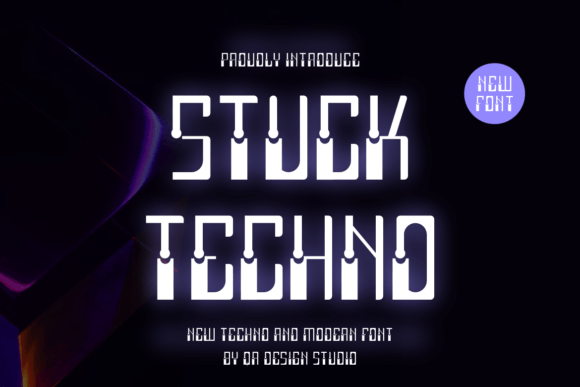 Stuck Techno: A Refined Display Font for Modern Brands