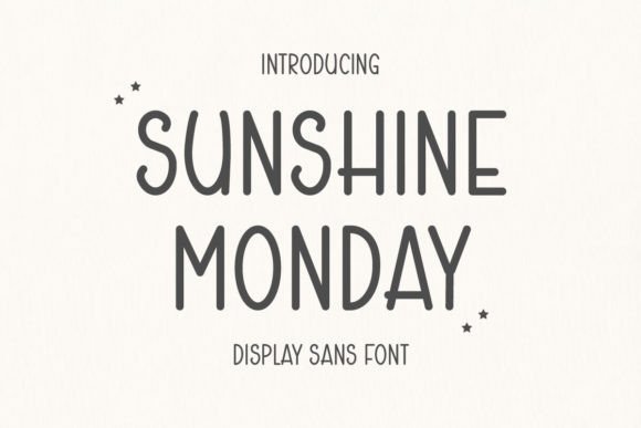 Sunshine Monday: Elevating Design with Sweet, Cursive Typography
