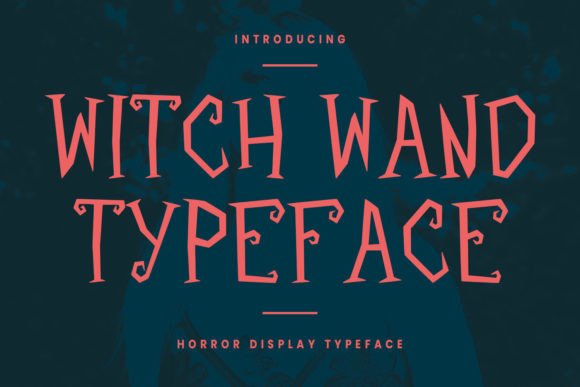 Witch Wand: A Spooky Display Font for Bold Designs